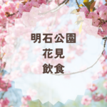 明石公園の花見で飲食はできる？ルール総まとめ